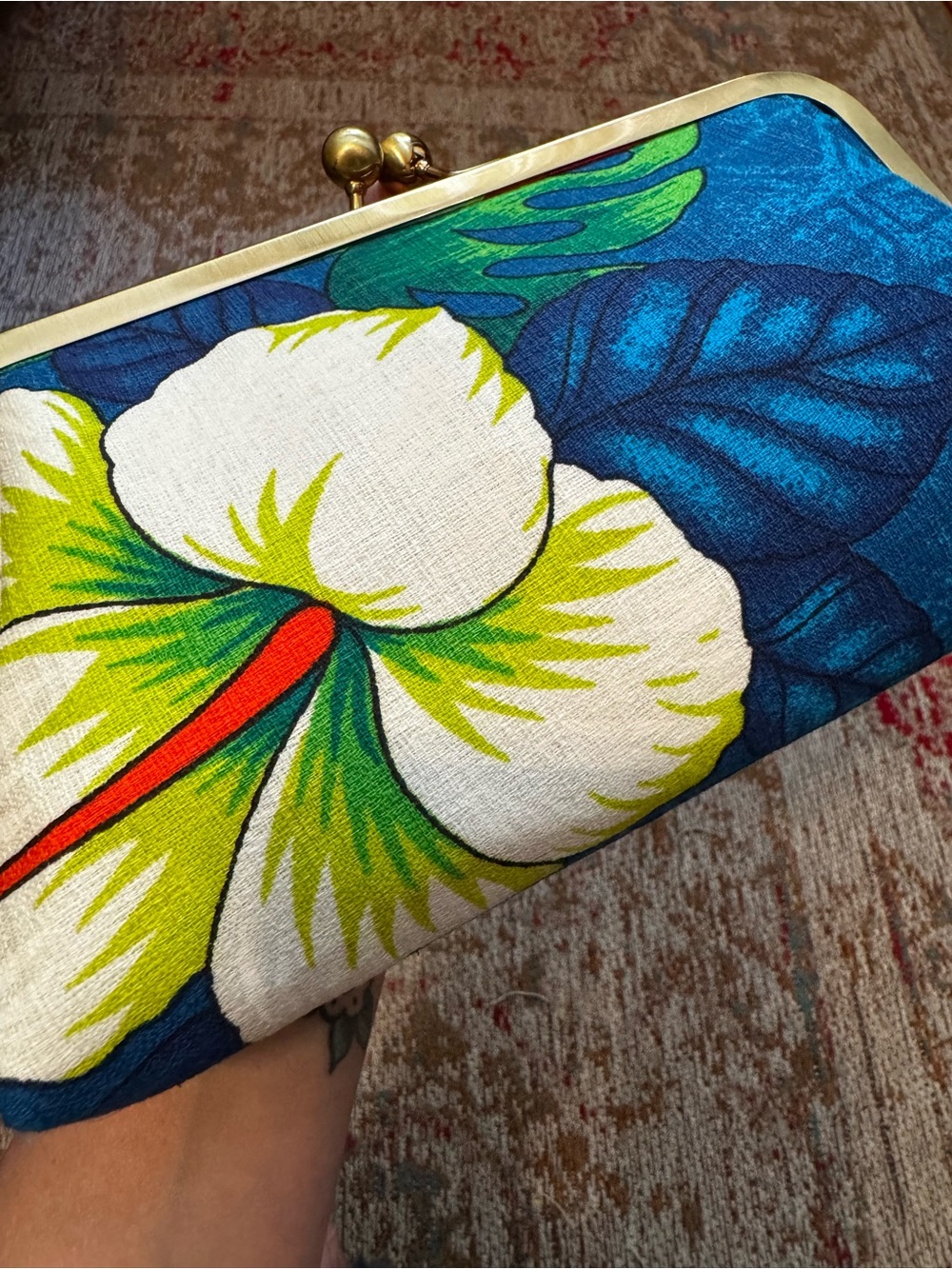 LEIKO Kauai kiss-lock clutch - Picture 5 of 11